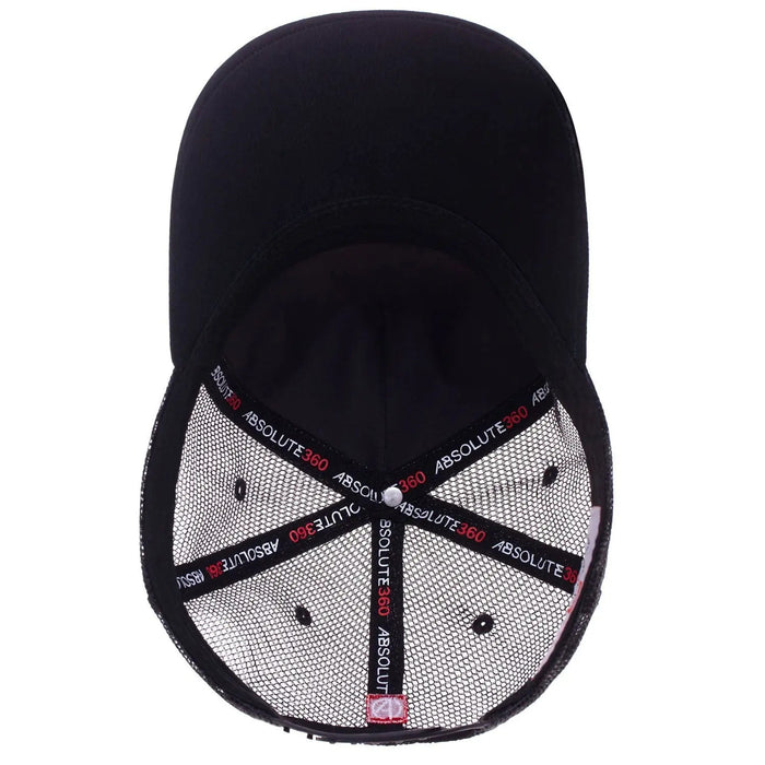 Absolute 360 Signature Trucker Hat : Black / White : Adjustable ABSOLUTE 360