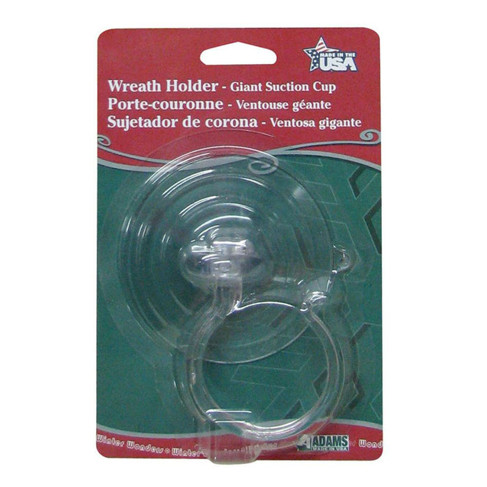 adams wreath holder giant suction cup