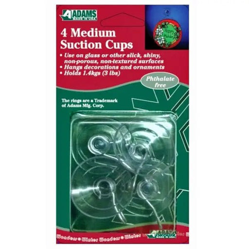 Medium Suction Cups : Pack of 4 Adams