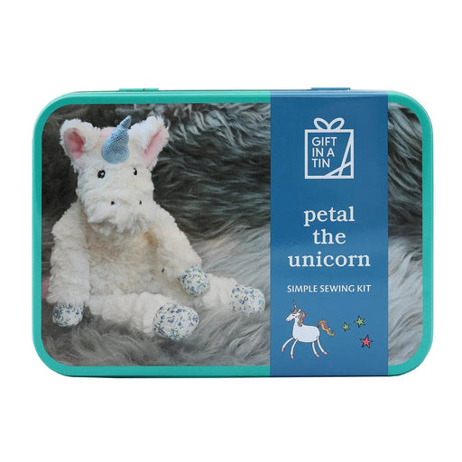 Grade C Warehouse Second - Make Your Own Unicorn Sewing Kit : Petal The Unicorn Gift In A Tin Apples To Pears