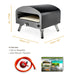 casa mia bravo 16 inch outdoor gas pizza oven