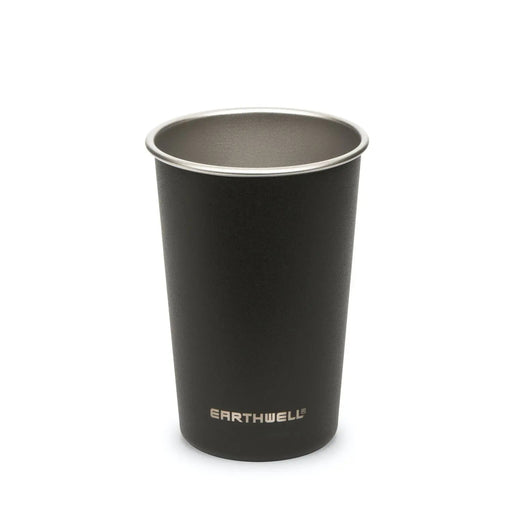 Earthwell Steel Cup 16oz/470ml - Volcanic Black Earthwell