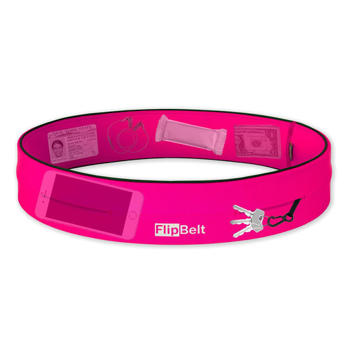 flipbelt classic running belt hot pink xl