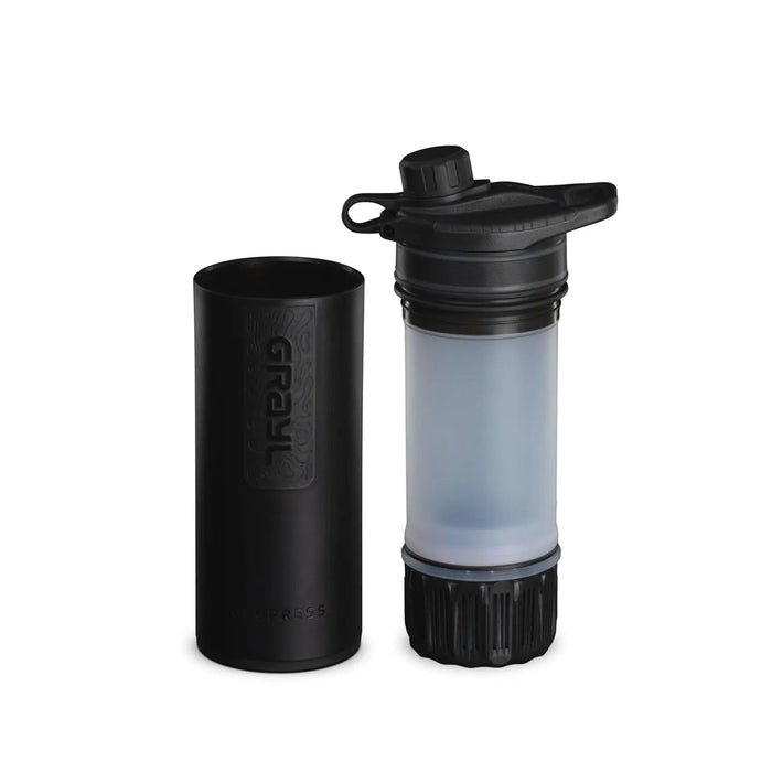 Grayl GEOPRESS Water Filter Purifier : Covert Black GRAYL