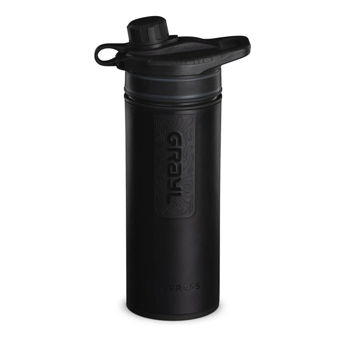 Grayl GEOPRESS Water Filter Purifier : Covert Black GRAYL