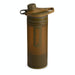 grayl geopress water purifier filter bottle covert edition coyote brown