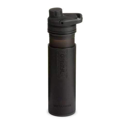 Grayl ULTRAPRESS Water Filter Purifier Bottle : Covert Black GRAYL