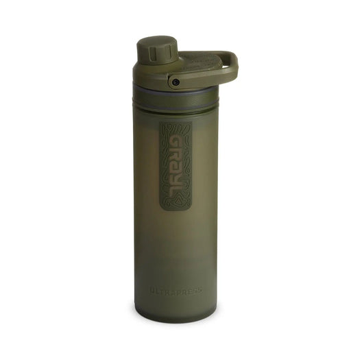 Grayl ULTRAPRESS Water Filter Purifier Bottle : Olive Drab GRAYL