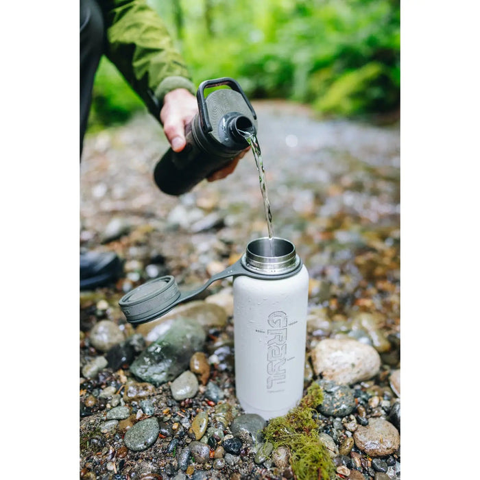 Grayl ULTRAPRESS Water Filter Purifier Bottle : Camp Black GRAYL