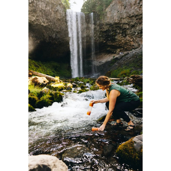 Grayl ULTRAPRESS Water Filter Purifier Bottle : Mojave Redrock GRAYL