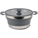 kampa collapsible saucepan 3l grey