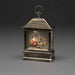 Grade A Warehouse Second - Konstsmide Water Filled LED Lantern : Battery/Plug In : Timer : Santa In Sleigh Konstsmide