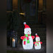 konstsmide light up acrylic snowman with 88 white leds plug in 50cm