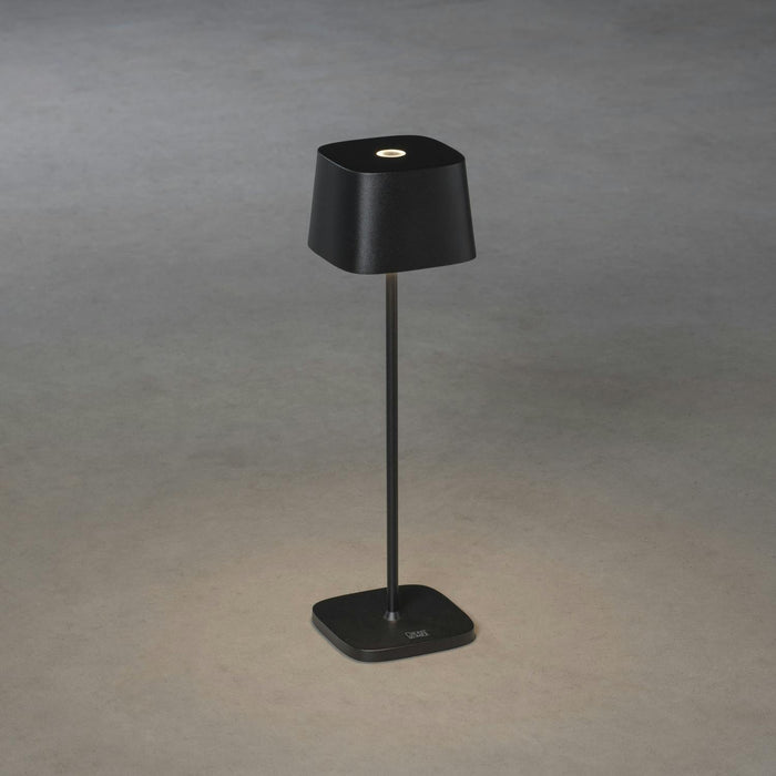 konstsmide capri table lamp usb 2700k3000k dimmable square black