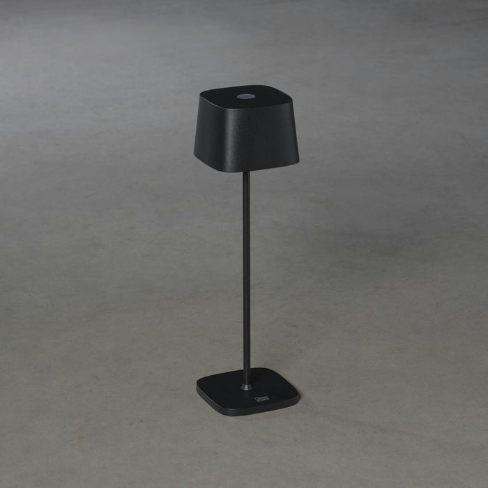 konstsmide capri table lamp usb 2700k3000k dimmable square black