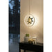 Konstsmide Hanging Metal 3D Gold Star Decoration with 132 LED Light Ring : 36cm : Plug In with Dimmer Konstsmide