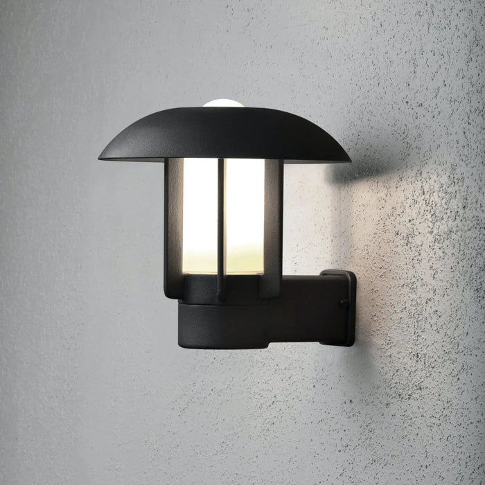 Konstsmide 401-752 : Heimdal Matt Black Wall Light Konstsmide