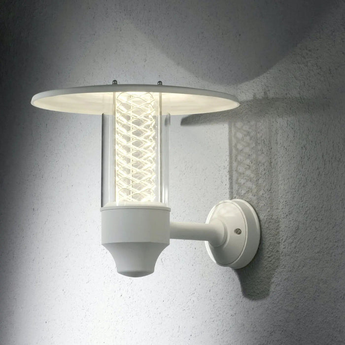 Konstsmide 406-250 : Nova Matt White Wall Light Konstsmide