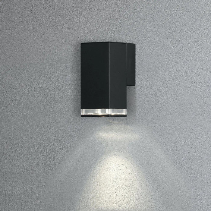 Konstsmide 410-750 : Pollux Down Wall Light Black  GU10 Konstsmide