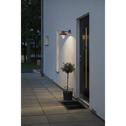 Konstsmide 412-900 : Vega Wall Lamp Copper LED 8W Konstsmide