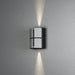 Konstsmide 425-753 : Vidar Wall Light Black Silver 2 X 5W LED Adjustable Dimmable Konstsmide