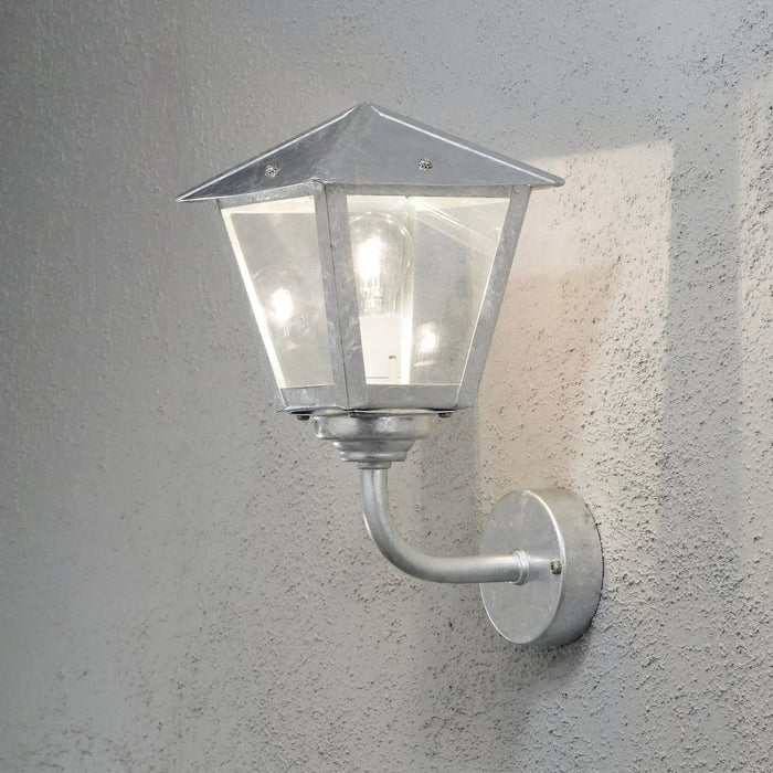 Konstsmide 439-320 : Benu Wall Lamp Up Galvanised Konstsmide