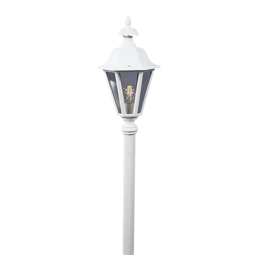 Konstsmide 478-250 : Pallas Post Light Small - Matt White Konstsmide