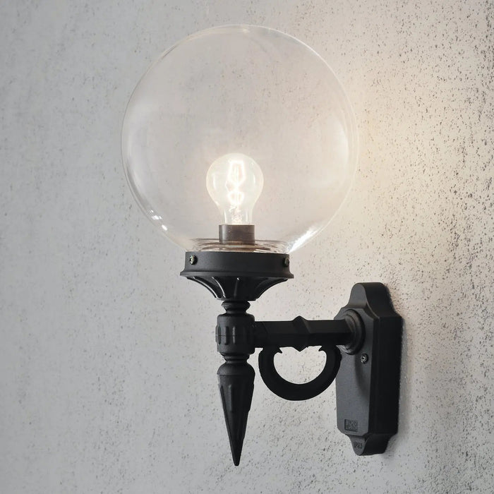 Konstsmide 496-750 : Orion Wall Lamp. Black Konstsmide