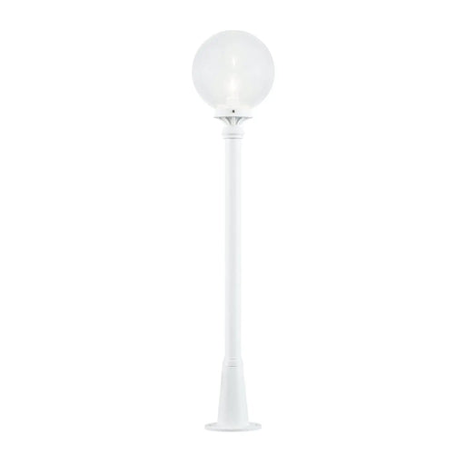 Konstsmide 498-250 : Orion Short Pole Included, White Clear Glass IP44 Konstsmide