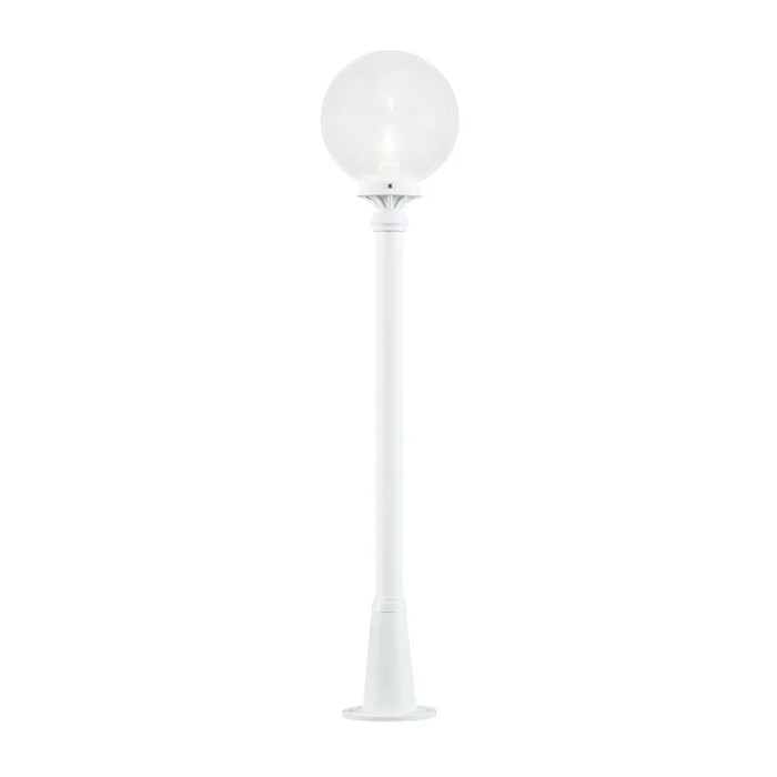 Konstsmide 498-250 : Orion Short Pole Included, White Clear Glass IP44 Konstsmide