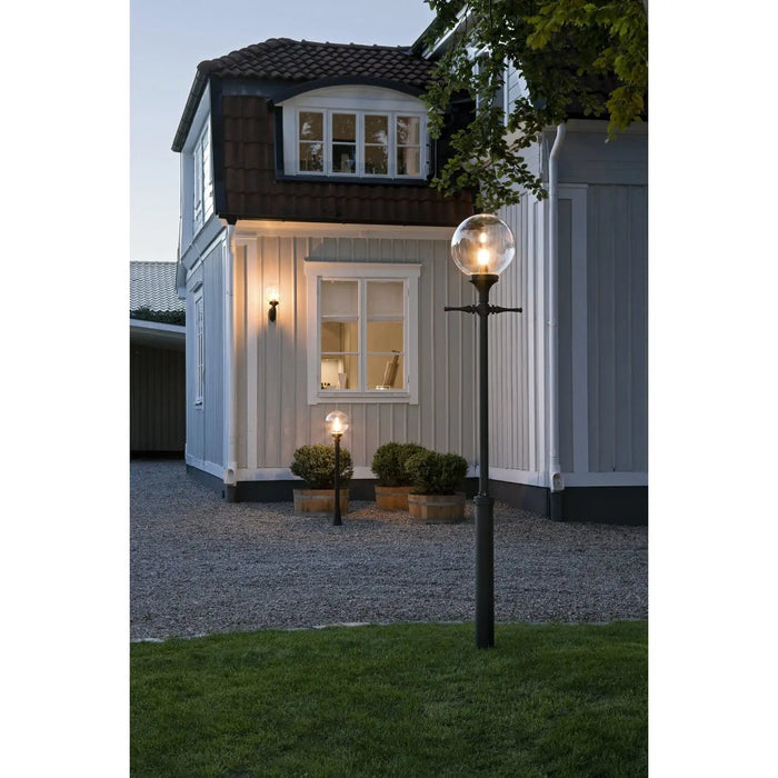 Konstsmide 498-750 : Orion Short Pole Incl. Black Clear Glass IP44 Konstsmide