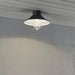 Konstsmide 552-750 : Vega Wall/Ceiling Light Black, 8W LED Konstsmide