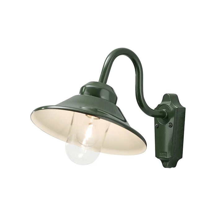 Konstsmide 556-600 : Vega Down Wall Light - Green Konstsmide