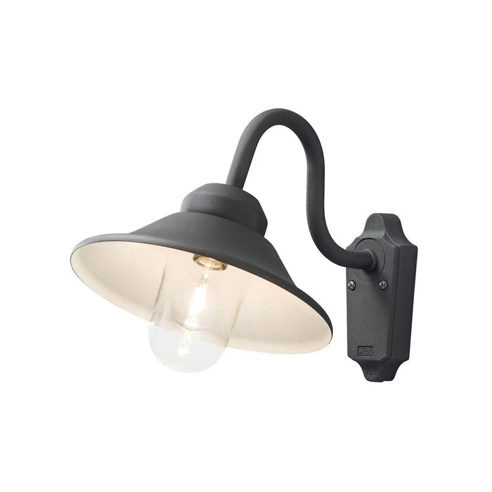 Konstsmide 556-750 : Vega Matt Black Wall Light Konstsmide