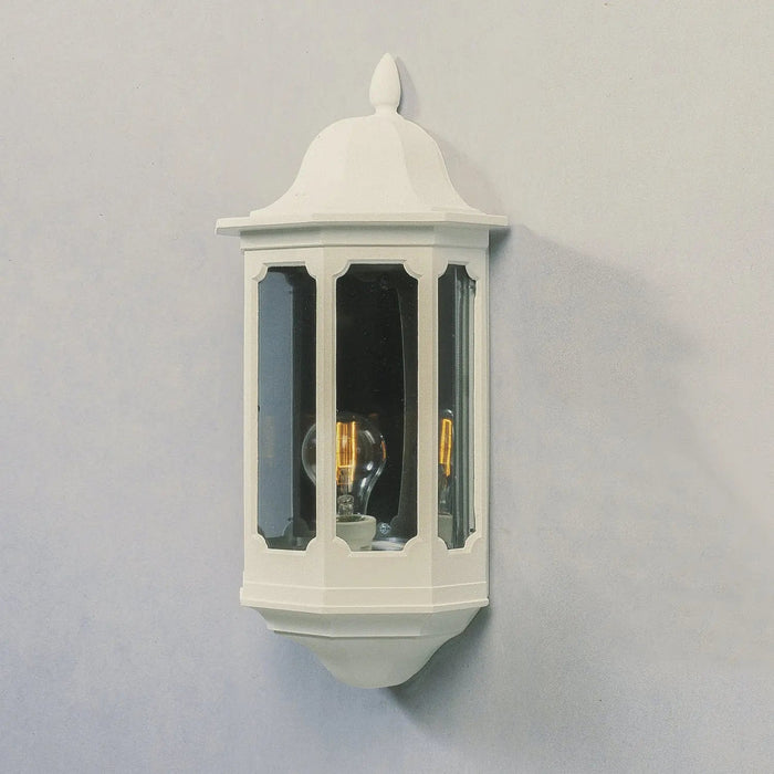 Konstsmide 566-250 : Pallas Flush Wall Light - Matt White Konstsmide