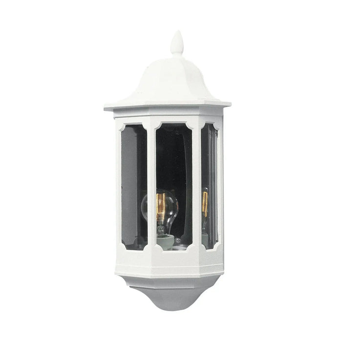 Konstsmide 566-250 : Pallas Flush Wall Light - Matt White Konstsmide