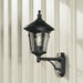 Konstsmide 571-750 : Virgo Matt Black Up Wall Light Konstsmide