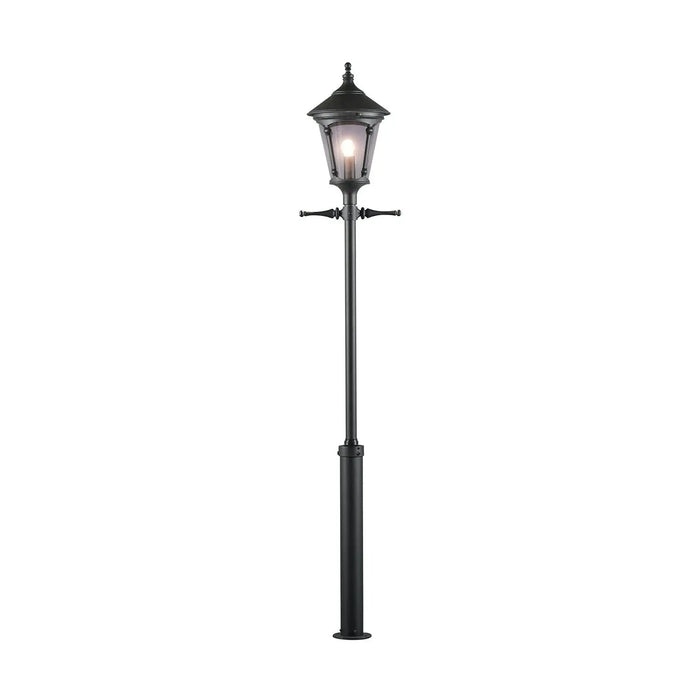 Konstsmide 583-750 : Virgo Black, Taurus Pole Included Konstsmide