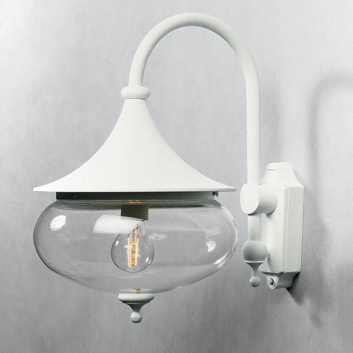 Konstsmide 619-250 : Libra Down Wall Light - Matt White Konstsmide