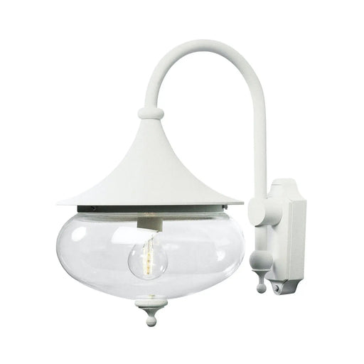 Konstsmide 619-250 : Libra Down Wall Light - Matt White Konstsmide