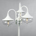 Konstsmide 621-250 : Libra Triple Head Post Light - Matt White Konstsmide