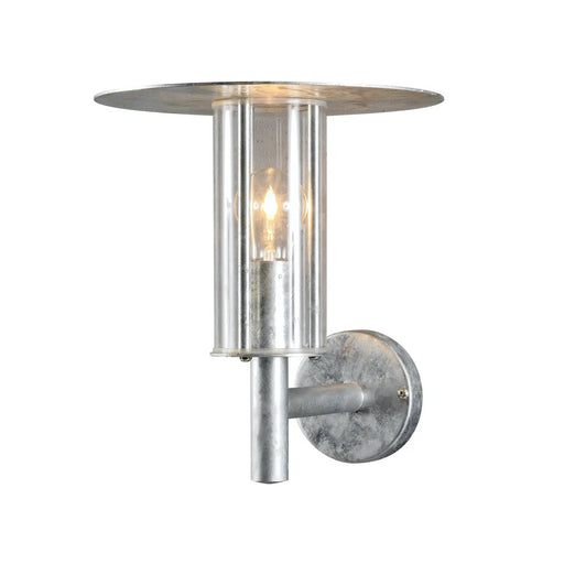 Konstsmide 660-320 : Mode Wall Lamp Galvanised Clear Polycarbonate Glass Rust Proof IP54 Konstsmide