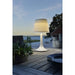 Konstsmide 7109-202 : Assisi Solar Tabel Light White/White 0.5W LED Konstsmide