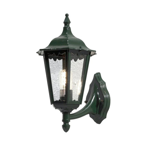 Konstsmide 7213-600 : Firenze Up Wall Light - Shiny Green Konstsmide