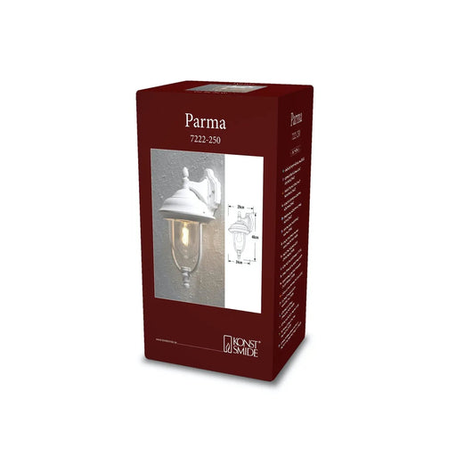 Konstsmide 7222-250 : Parma Down Light Matt White Konstsmide