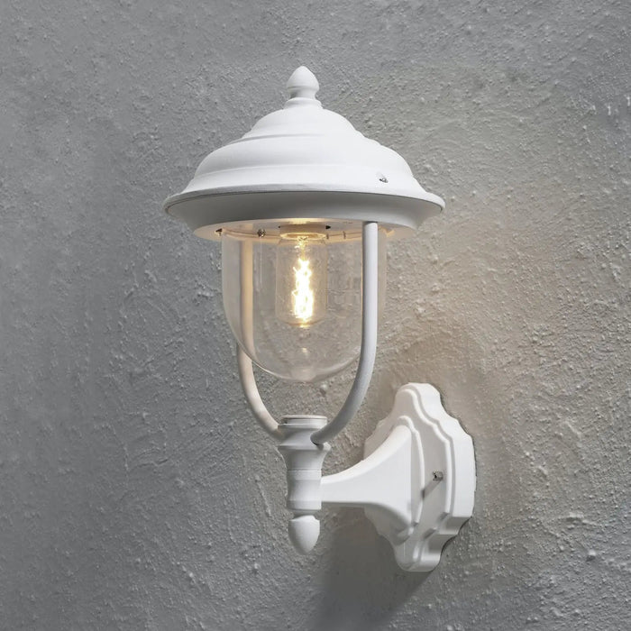 Konstsmide 7223-250 : Parma Up Light Matt White Konstsmide