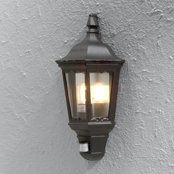 Konstsmide 7230-750 : Firenze Sensor Light Matt Blac Konstsmide