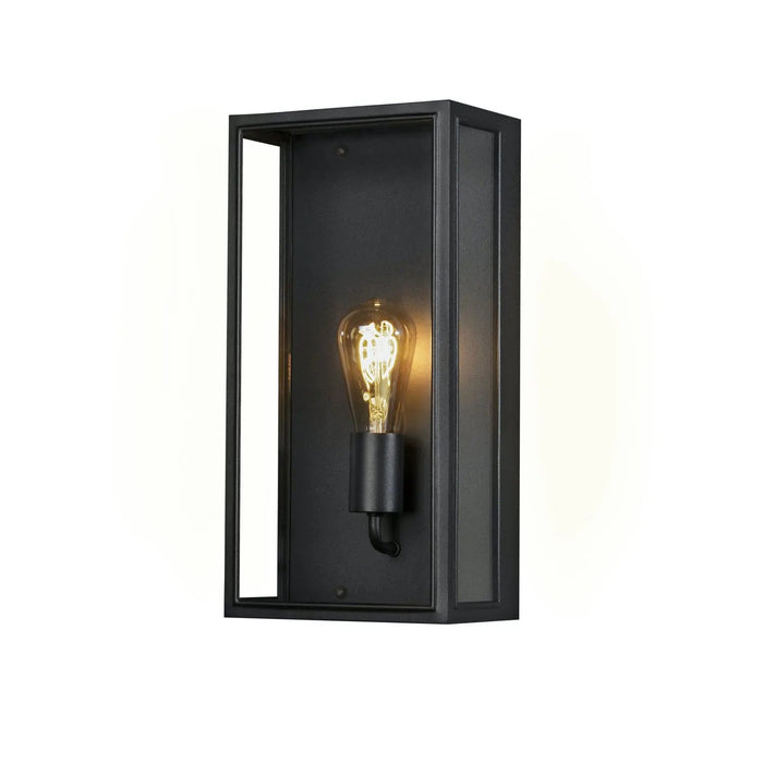 Konstsmide 7349-750 : Carpi Wall Big E27 Black With Clear Glass Konstsmide