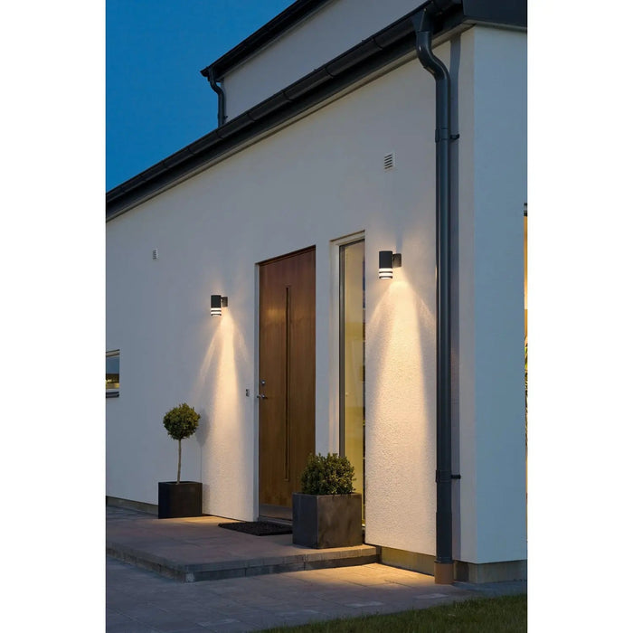 Konstsmide 7515-750 : Modena Single Wall Light Black/Transparent Konstsmide