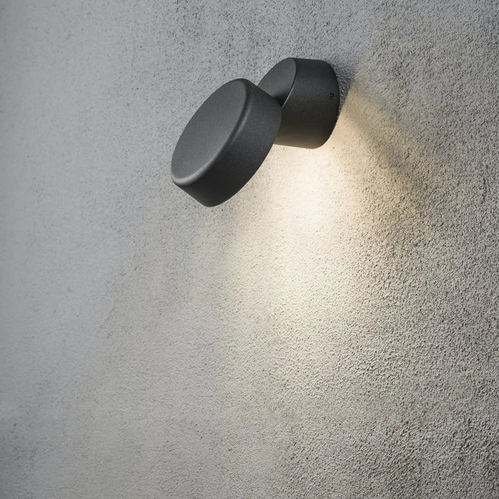 Konstsmide 7527-750 : Vicenza Wall Light, Black, High Power LED, 4W Konstsmide
